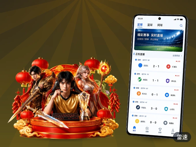 下载雷速 APP，随时随地看比赛
